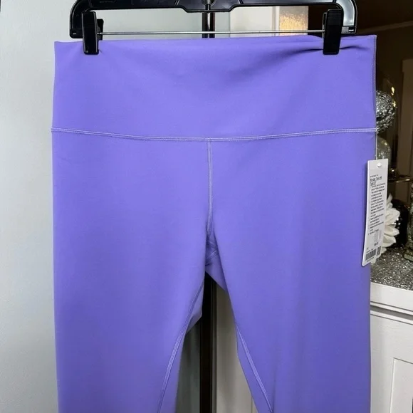 Lululemon Wunder Train High Rise Tights Athletic Leggings Dark Lavender 14 NWT - Picture 4 of 10